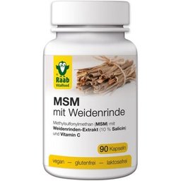 Msm avec Écorce de Saule 630mg 90caps