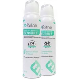 Déodorant sensible 24H 2x150ml
