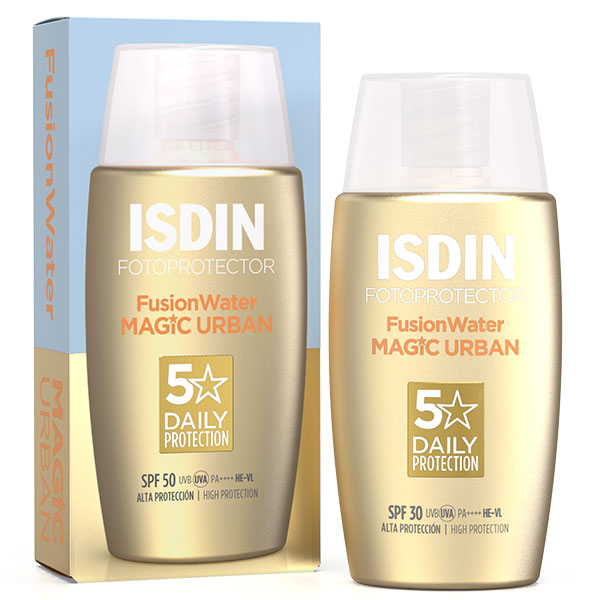 Fotoprotector Fusion Water Urban Crème Solaire Visage Anti-Pollution SPF30 50ml