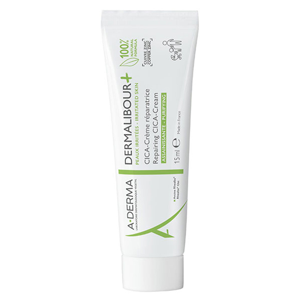 Dermalibour+ Cica-Crème Réparatrice Assainissante 15ml