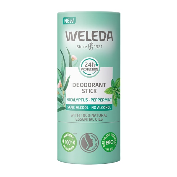 Déodorant solide 24H Eucalyptus Menthe poivrée - Weleda