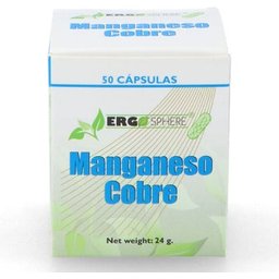 Ergonat Galénique Manganèse Cuivre Ergosphère 50caps