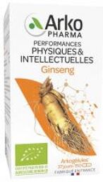 Arkogélules Ginseng Bio 150 Gélules - Pot 150 gélules