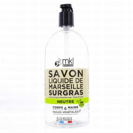 Savon Liquide de Marseille Surgras Neutre 1L