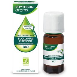 Aroms - Huile Essentielle d'Eucalyptus Citronné Bio - Hebbd - 100% Pure & Naturelle - 100% Bio - Analysée & Conditionnée en France - 10 ml