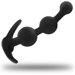 Plug Anal En Silicone Incurvé 13cm 1ut
