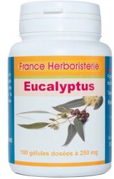 GELULES EUCALYPTUS feuille - dosées à 250 mg poudre pure.