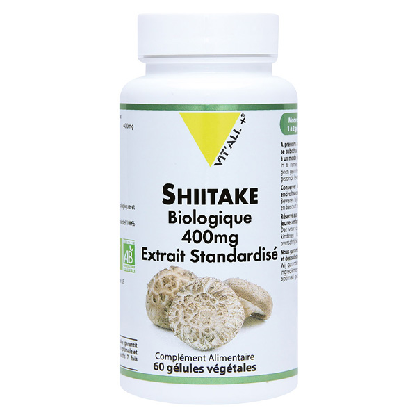 Shiitaké 400mg Bio 60 gélules végétales
