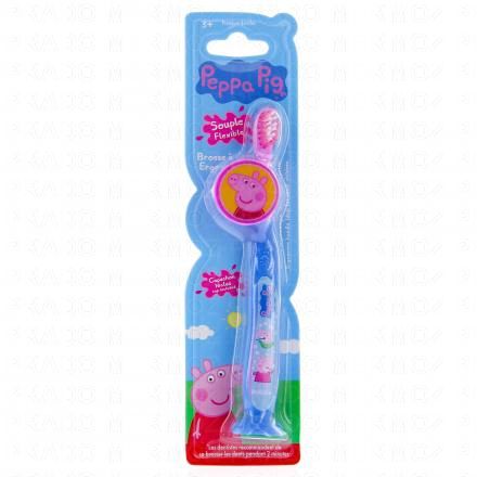 Brosse à dent ergonomique avec capuchon peppa pig