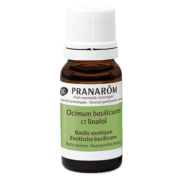 Huile Essentielle Basilic Exotique CT Linalol Partie Aérienne Bio 10ml