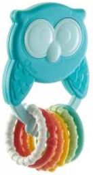 Hochet Hibou Avec Anneaux - Carton 1 hochet