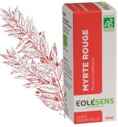 Eolesens Huile essentielle MYRTE ROUGE (Myrtus communis) BIO - 10ml - Aromathérapie
