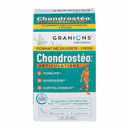 CHONDROSTEO+ Articulations boîte de 90 comprimés