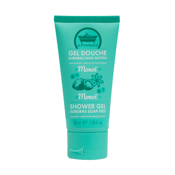 Gel Douche Surgras sans Savon 2 en 1 Monoî 50ml