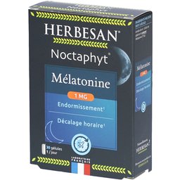 Herbesan Noctaphyt mélatonine sommeil et décalage horaire