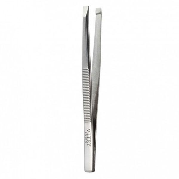 Pince à Epiler Mors Droits Inox 9cm