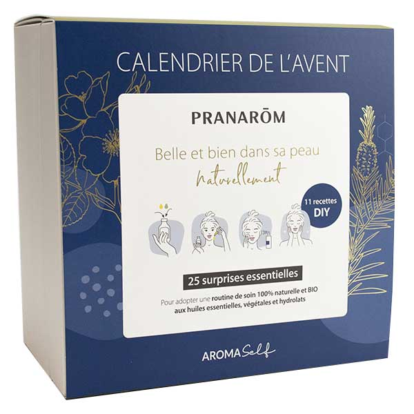 Calendrier de l'Avent 25 produits HE Lavande vrai Aloe vera Ricin Rose damas