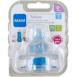 Tétine Silk Débit 1 Silicone 2uts