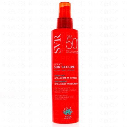 Sun Secure - Spray hydratant ultra léger et invisible SPF50 200ml