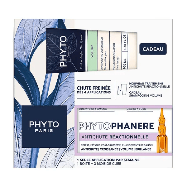 Phytophanere Coffret Traitement + Shampooing Volume 100ml offert