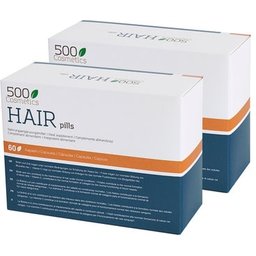 500Cosmétiques Cheveux 60 Capsules x2