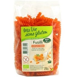 Fusilli aux Lentille Rouge Bio 250g