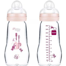 Feel Good Baby biberon en verre 260ml 0 mois et +