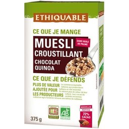 Muesli Choco Quinoa Bio éthiophile 375g