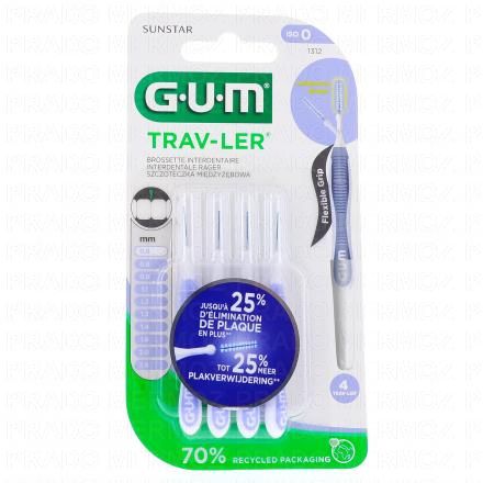 Trav-ler - Brossettes interdentaires n°1312 Taille 0.6mm x4