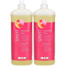 Savon liquide mains, visage & corps à la rose