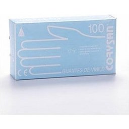 Gants en vinyle taille moyenne 100pcs