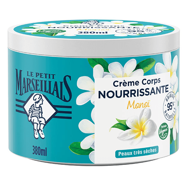 Crème Corps Nourrissante Monoï pot de 380 ml