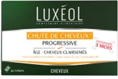 Luxéol Gélules Chute de Cheveux Progressive 3 mois