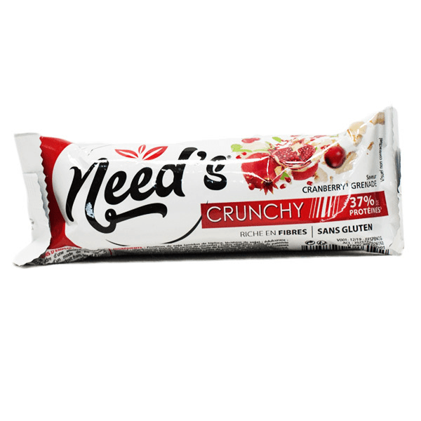 Need's Crunchy Barre Protéinées Cranberry Grenade 40g