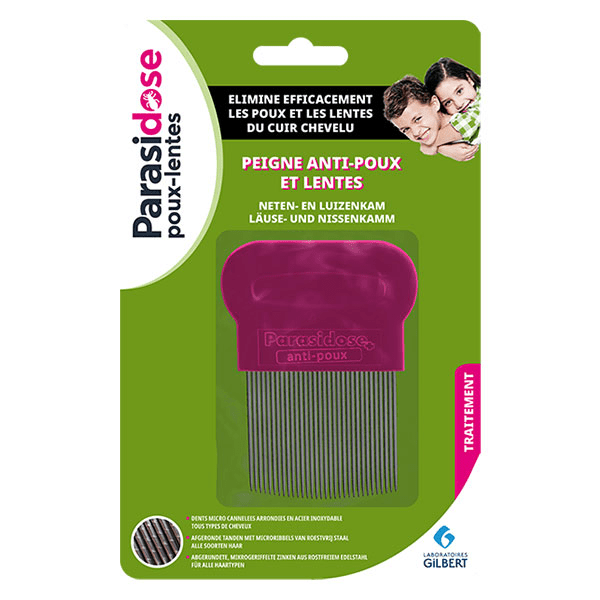 Peigne Fin Rose Poux & Lentes
