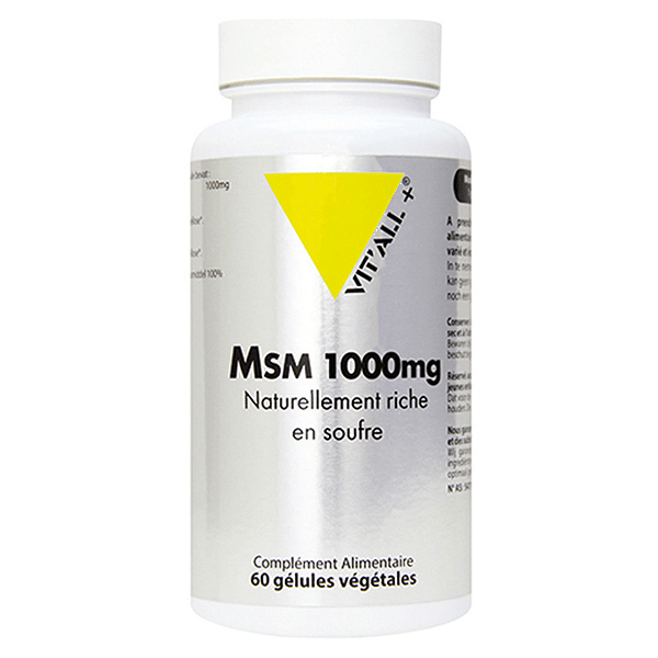 MSM 1000mg 60 gélules végétales