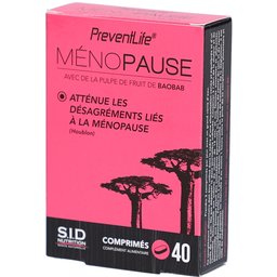 SID Nutrition – PreventLife Ménopause avec baobab, lin et houblon
