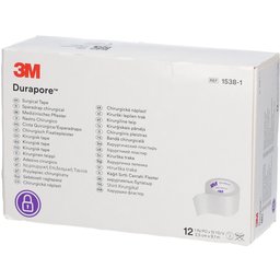 3M™ Durapore™ Sparadrap Chirurgical 2,5 cm x 9,15 m