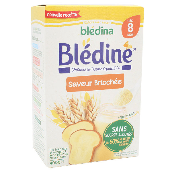 Blédine Céréales Saveur Briochée +8m 400g