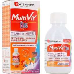 Forte Pharma Multivit' Kids Goût Pêche 150ml