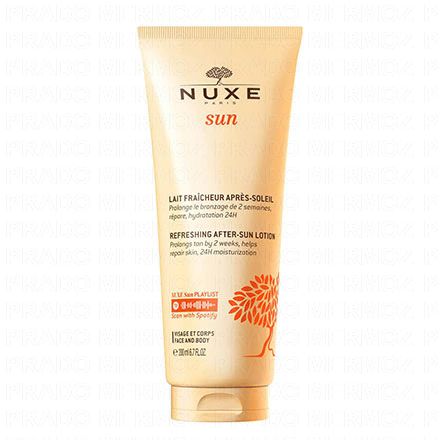 Sun lait fraîcheur après soleil tube 200ml