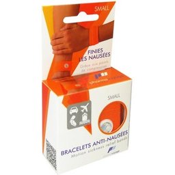 Bracelet AntiNausées Orange Small 2 pièces