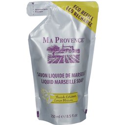 Savon Liquide de Marseille Fleur de Citronnier Éco Recharge 250 ml