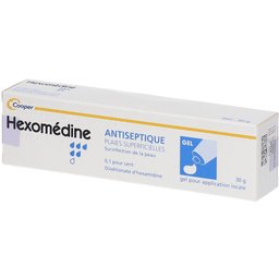 Hexomédine - Antiseptique - Plaies superficielles - Surinfection de la peau - Gel pour application locale - Gel 30g