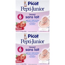 Picot Pepti-Junior desserts sans lait Fraise