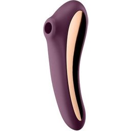 Dual Kiss Vibrateur Air Vin Rouge avec App 1ut