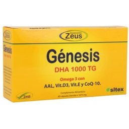 Zeus Génesis DHA 1000 TG 60 Capsules