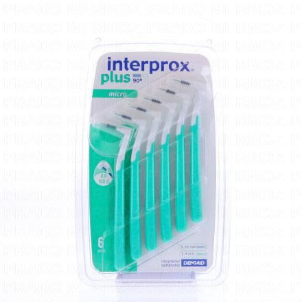 Brossettes interdentaires Plus micro 0.9 à 1.1 mm (ancienne gamme 0.9-1.0, nouvelle gamme 1.1)