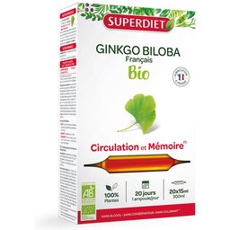 Super Diet Ginkgo Biloba Bio Circulation et mémoire