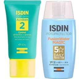 Pack Acniben Control Brillos y Granos + Fusion Water Magic SPF50